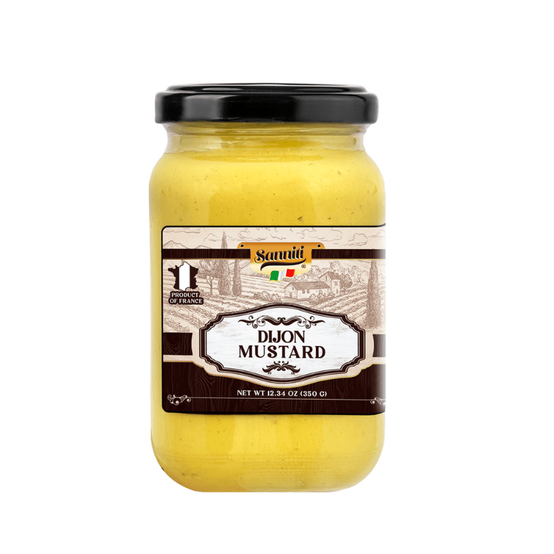 Sanniti Dijon Mustard, 12.3 oz [Pack of 12]