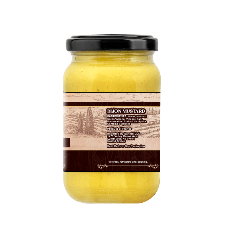 Sanniti Dijon Mustard, 12.3 oz [Pack of 12]