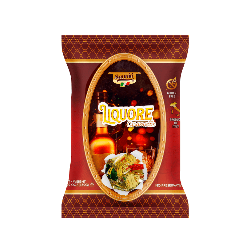 Sanniti Liquore Caramelle, 5.29 oz [Pack of 14]