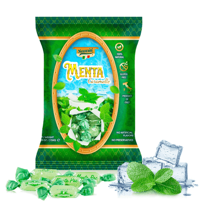 Sanniti Menta Caramelle, 5.29 oz [Pack of 14]