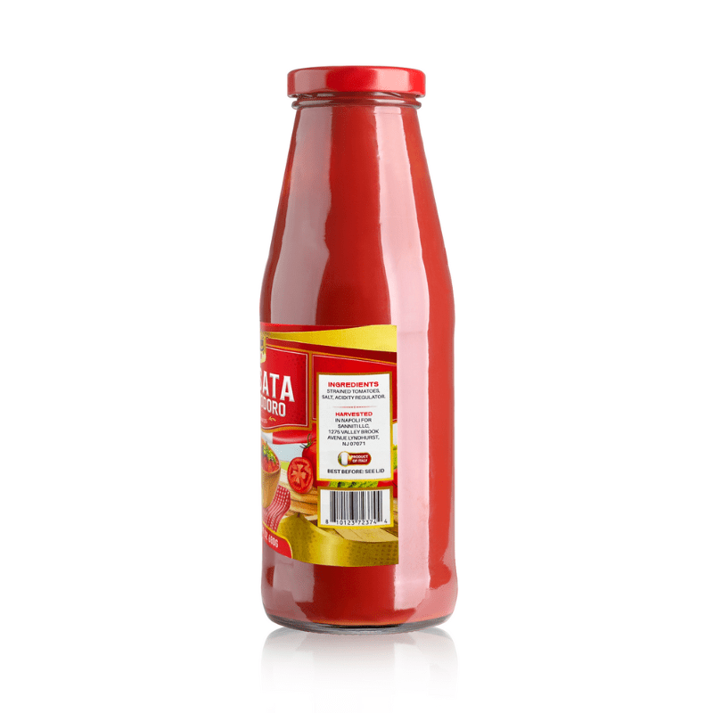 Sanniti Passata di Pomodoro Strained Tomatoes, 23.9 oz [Pack of 12]