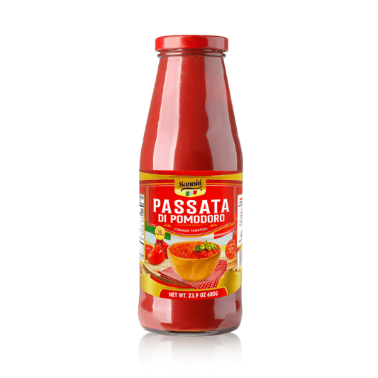 Sanniti Passata di Pomodoro Strained Tomatoes, 23.9 oz [Pack of 12]