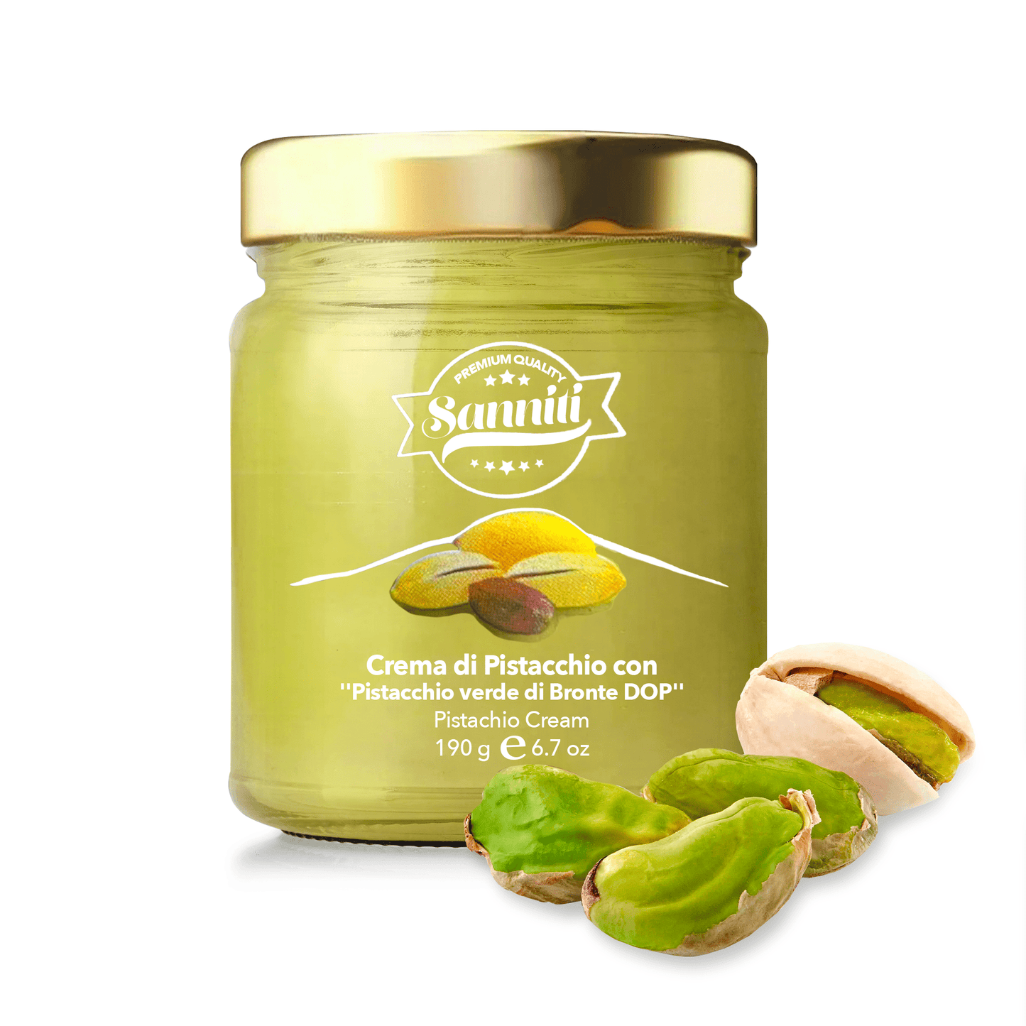 Sanniti Pistachio Cream Spread, 6.7 oz Pantry Sanniti 