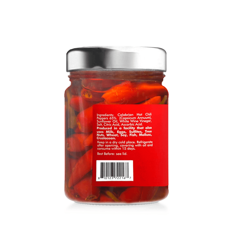 Sanniti Whole Calabrian Hot Chili Peppers, 9.8 oz Fruits & Veggies Sanniti 