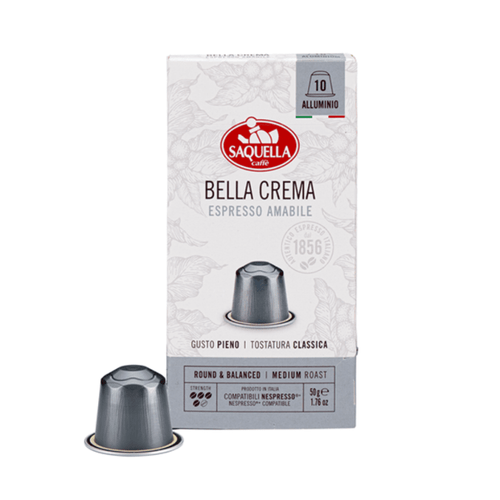 Saquella Espresso Bella Crema, 10 Capsules [Pack of 10]