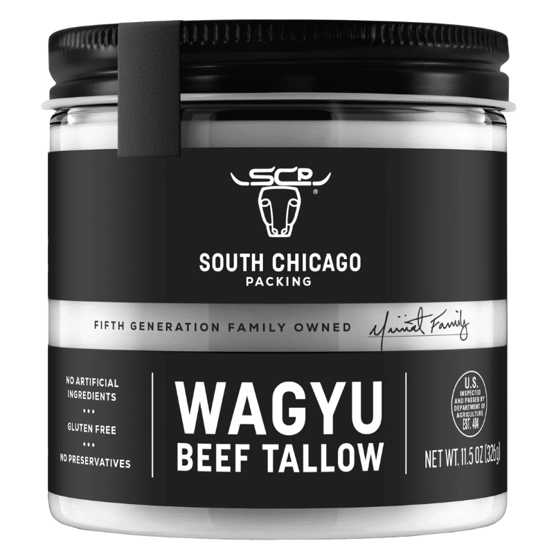 South Chicago Packing Wagyu Beef Tallow Jar, 11.5 oz [Pack of 6]