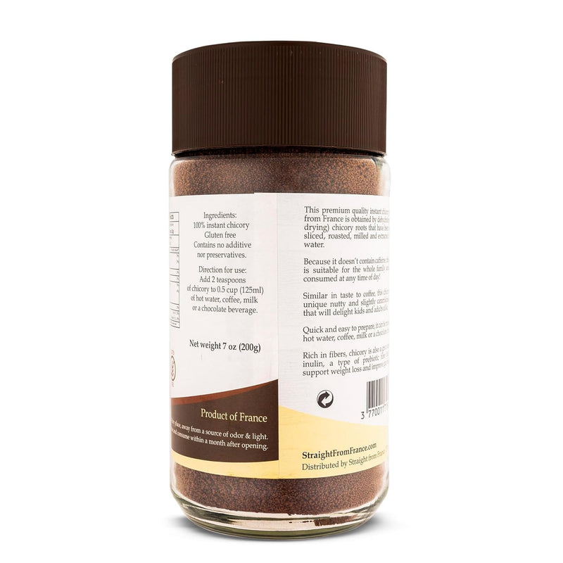 Straight from France Instant Chicory Powder, 7 oz Coffee & Beverages Straight From France 