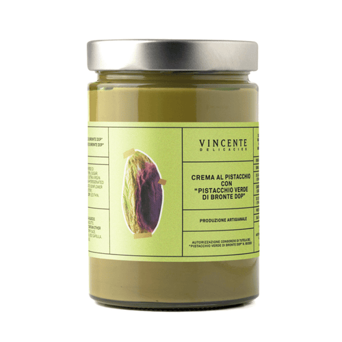 Vincente Pistachio del Bronte Cream Spread DOP, 6.35 oz [Pack of 6]