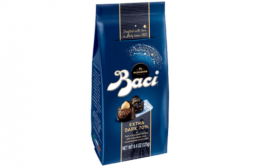 Baci Perugina Extra Dark 70% Chocolate Truffles Bag, 4.4 oz