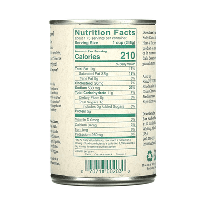 Bar Harbor New England Clam Chowder, 15 oz Pantry Bar Harbor 