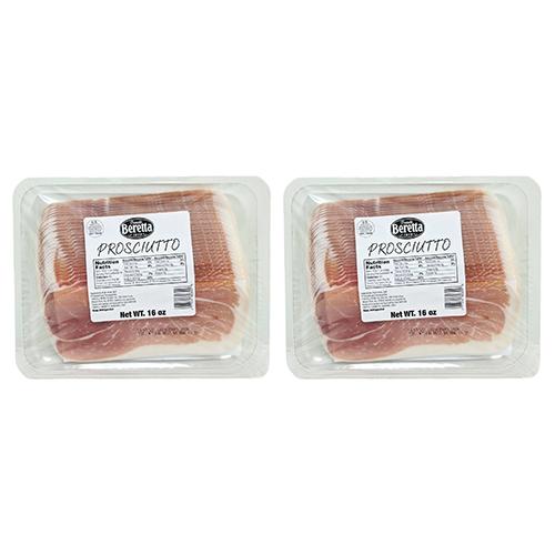 Beretta Sliced Prosciutto, 16 oz [PACK of 2] Meats Fratelli Beretta 