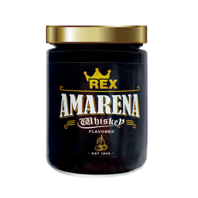 [Best Before: 09/22/24] Rex Whiskey Flavored Amarena Cherries in Syrup, 13.4 oz Fruits & Veggies Rex 