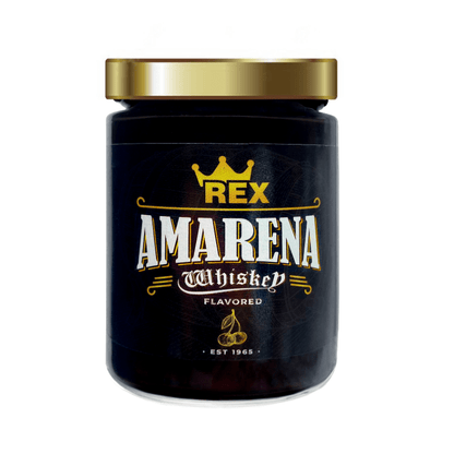 [Best Before: 09/22/24] Rex Whiskey Flavored Amarena Cherries in Syrup, 13.4 oz Fruits & Veggies Rex 