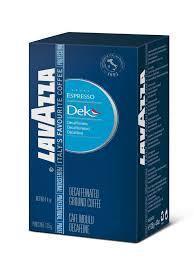 Lavazza Dek Italian Decaf Espresso Coffee - 18 Pods