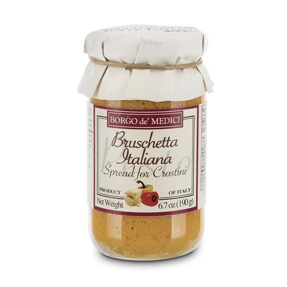 Borgo de Medici Bruschetta Italiana Ricotta Cheese & Bell Peppers Spreads, 6.7 oz