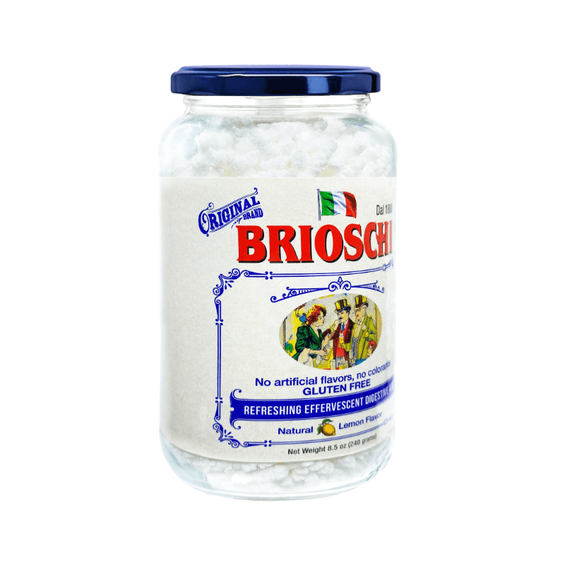 Brioschi Lemon Flavored Effervescent Glass Jar, 8.5 oz Health & Beauty Brioschi 