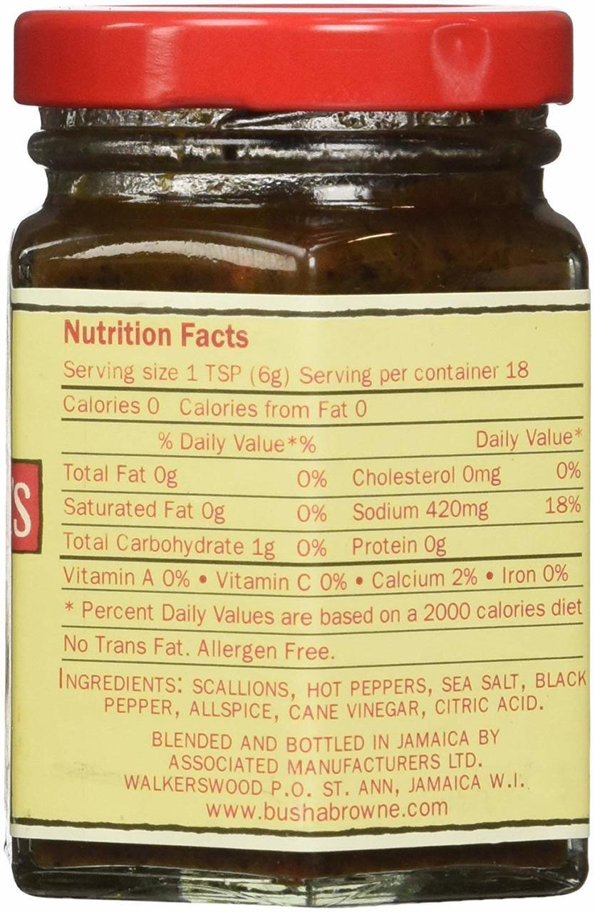 Busha Browne Traditional Jerk Seasoning Rub, 4 oz