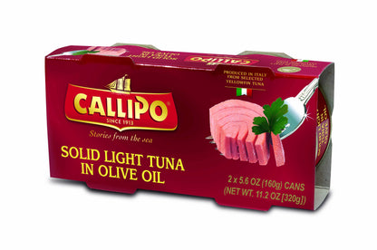 Callipo Oro Tuna Light in Olive oil - 2 cans (5.6 oz) Seafood Callipo Conserve