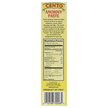 Cento Anchovy Paste, 2.12 oz Seafood Cento 