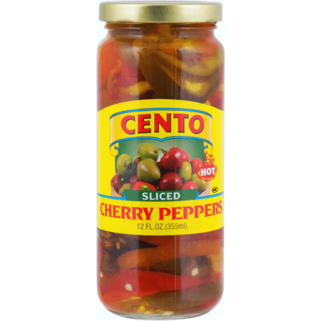 Cento Cherry Peppers Sliced, 12 oz Fruits & Veggies Cento 