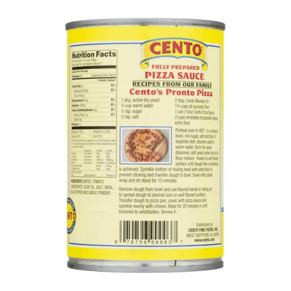 Cento Pizza Sauce, 15 oz Pizza Sauce Cento 