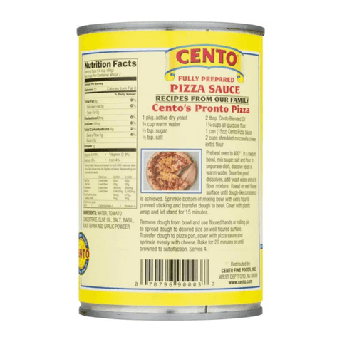 Cento Pizza Sauce, 15 oz Pizza Sauce Cento 