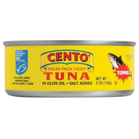 Cento Tuna in Olive Oil, 5 oz Seafood Cento 