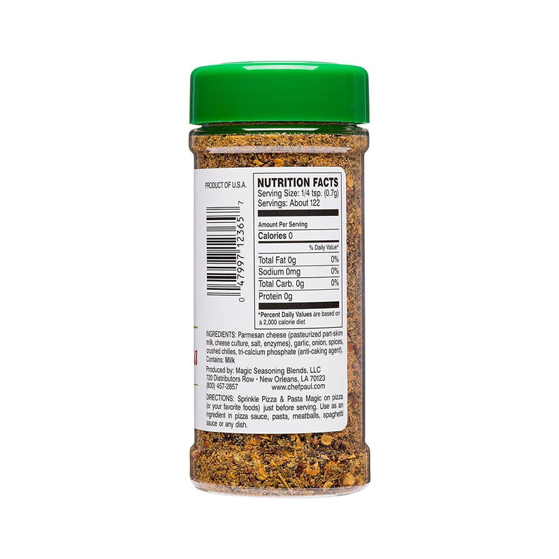 Chef Paul Prudhomme's Magic Seasoning Herbal Pizza & Pasta Blend, 3 oz