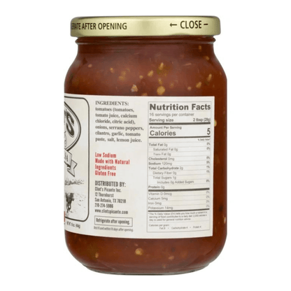 Clint's Texas Salsa Hot, 16 oz Sauces & Condiments Clint's 