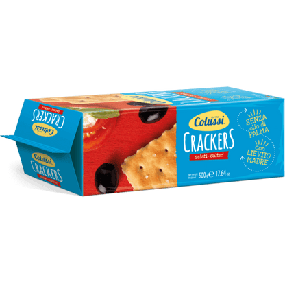 Colussi Salted Crackers, 500g Sweets & Snacks Colussi 