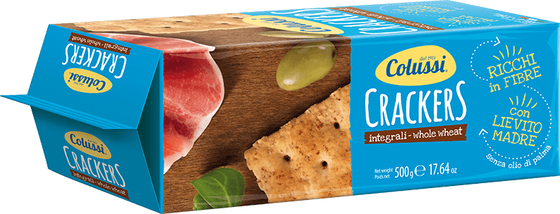 Colussi Whole Wheat Crackers, 500g Sweets & Snacks Colussi 