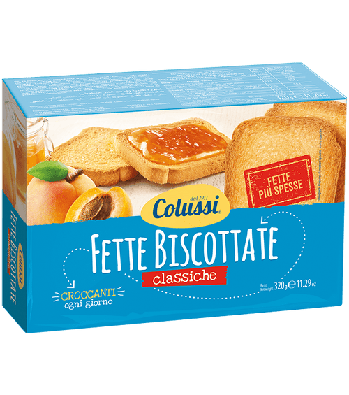 ColussiFette Biscottate, Classic Toast, 320g Sweets & Snacks Colussi 