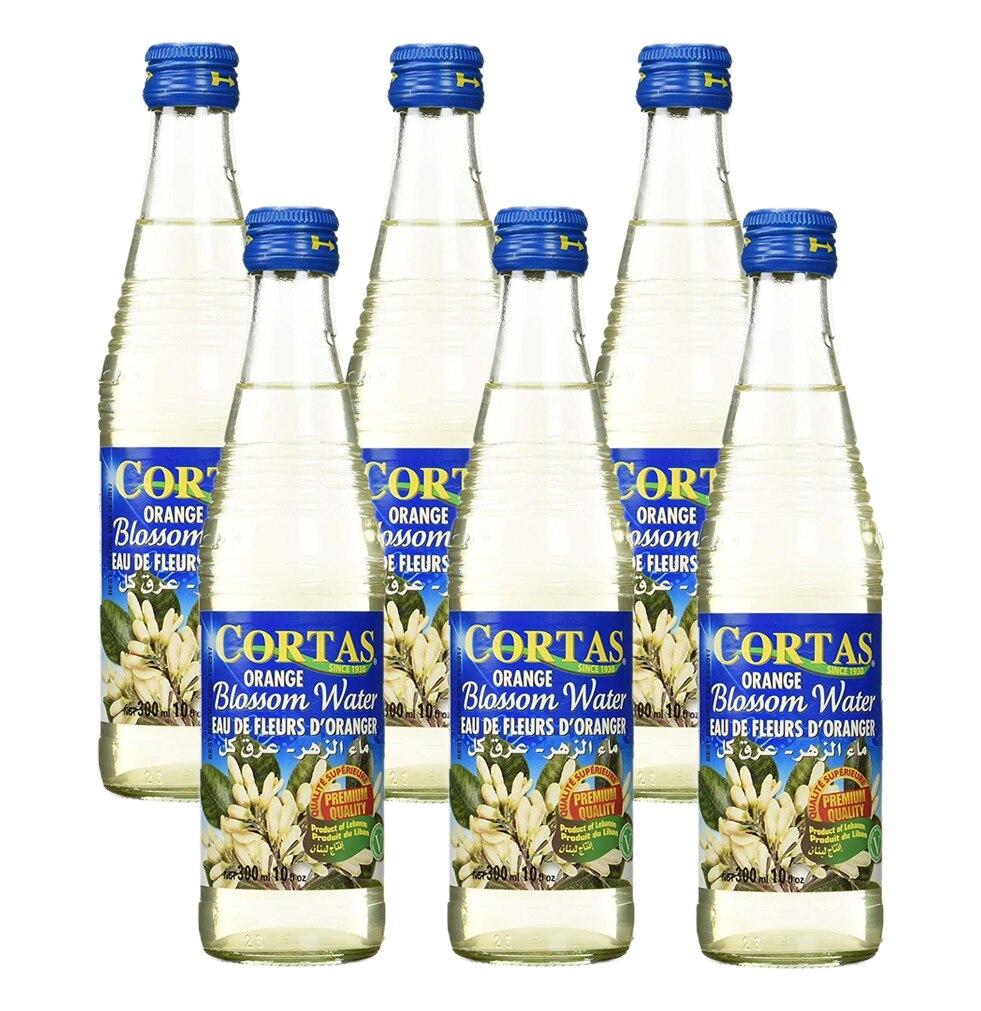 Cortas Orange Blossom Water, 10 oz Coffee & Beverages Cortas Pack of 6 