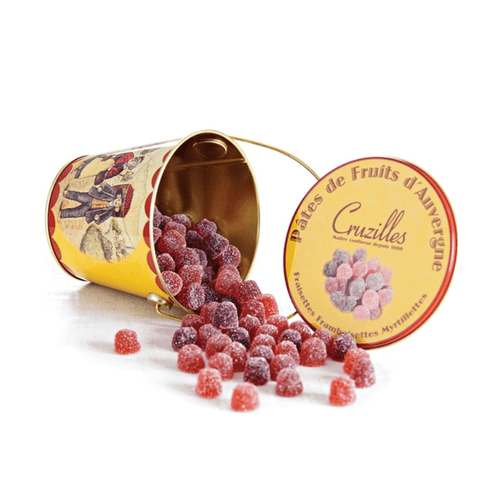 Cruzilles Pates de Fruits in Metal Pail, 8.8 oz Sweets & Snacks Cruzilles 