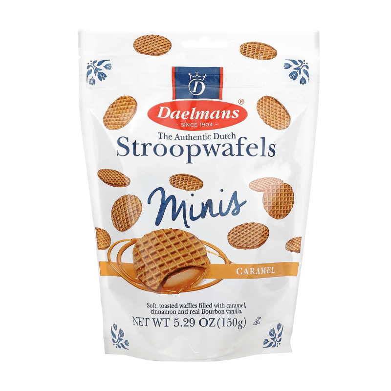 Daelmans Mini Caramel Stroopwafels Caramel, 5.29 oz Sweets & Snacks vendor-unknown 