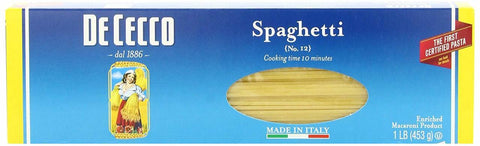 De Cecco #12 Spaghetti, 1 lb
