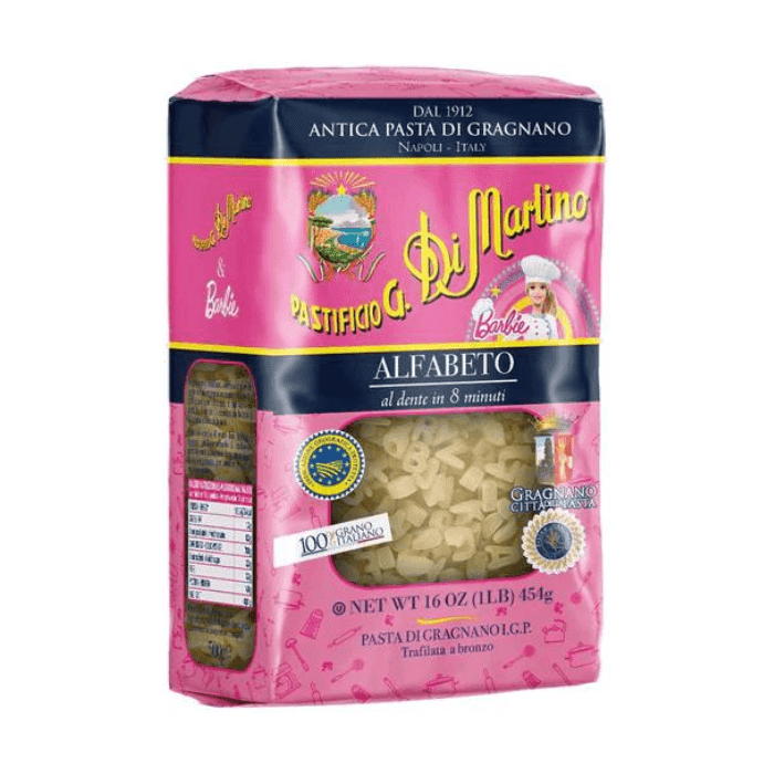 Di Martino Barbie Alphabet I.G.P Pasta, 17.6 oz Pasta & Dry Goods Di Martino 