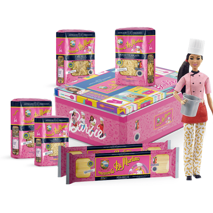 Di Martino Barbie Pasta Tin Gift Box Set Pasta & Dry Goods Di Martino 