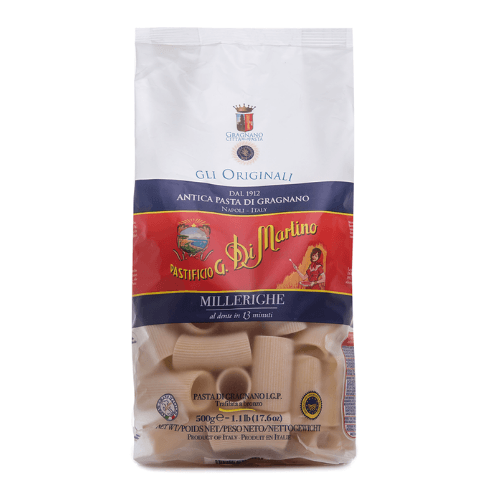 Di Martino Millerighe I.G.P Pasta, 17.6 oz (500g) Pasta & Dry Goods Di Martino 