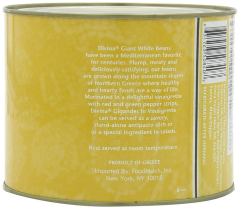 Divina Giant White Beans Vinaigrette - 4.4 lbs