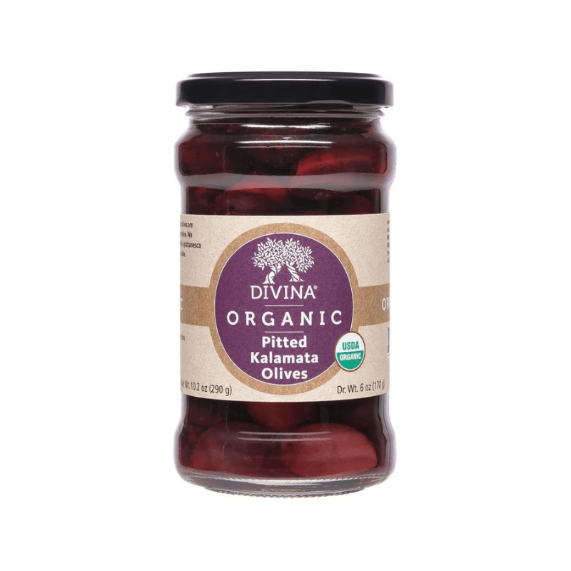 Divina Organic Pitted Kalamata Olives, 6 oz Olives & Capers Divina 