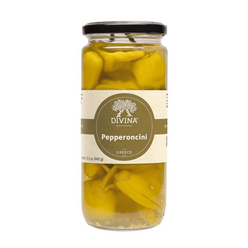 Divina Pepperoncini Jar, 15.5 oz Fruits & Veggies Divina 