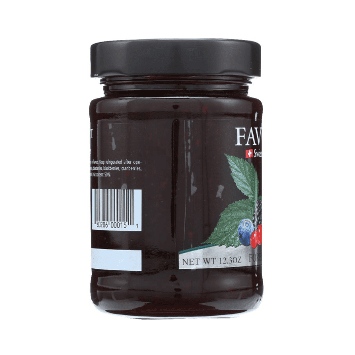 Favorit Forest Berries Fruit Spread, 12.3 oz Pantry Favorit 