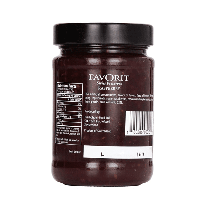 Favorit Raspberry Fruit Spread, 12.3 oz Pantry Favorit 