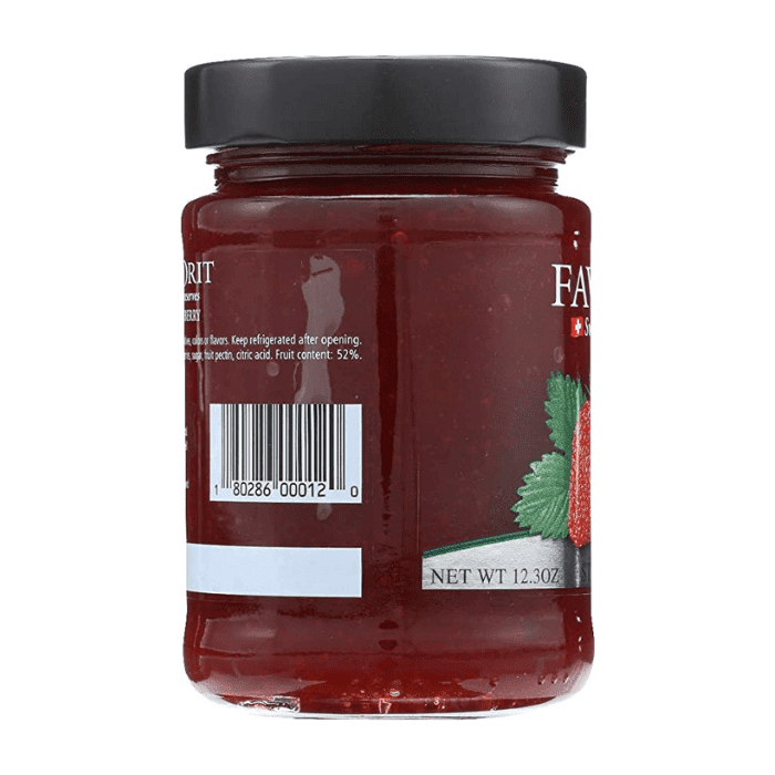 Favorit Strawberry Fruit Spread, 12.3 oz Pantry Favorit 