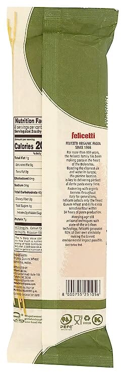 Felicetti Organic Spaghetti Pasta, 16 oz Pasta & Dry Goods Felicetti 