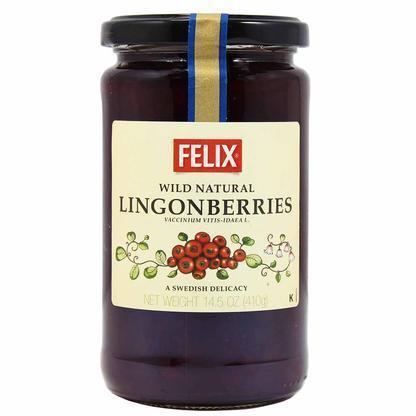 Felix Wild Natural Lingonberries, 14.5 oz