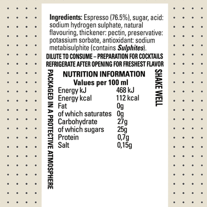 Finest Call Premium Espresso Martini Mix, 1 Liter Coffee & Beverages Finest Call 