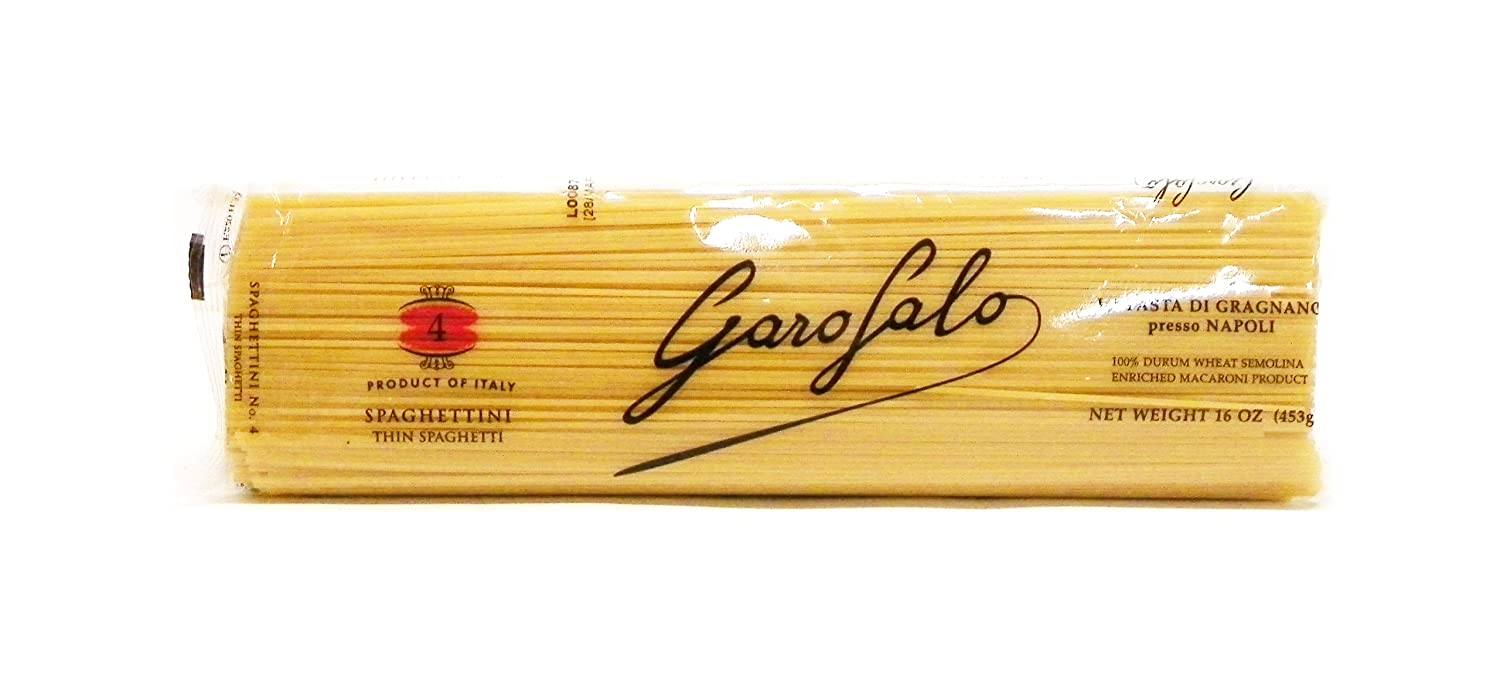Thin Italian spaghetti Garofalo Spaghettini Pasta.