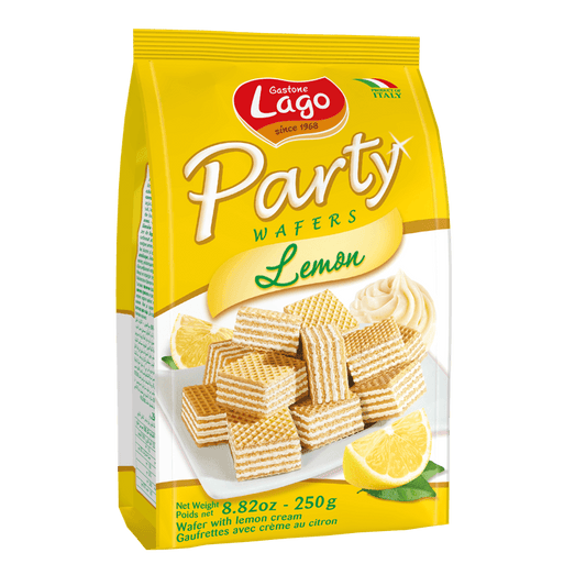 Gastone Lago Lemon Wafers, 8.8 oz Sweets & Snacks Gastone Lago 